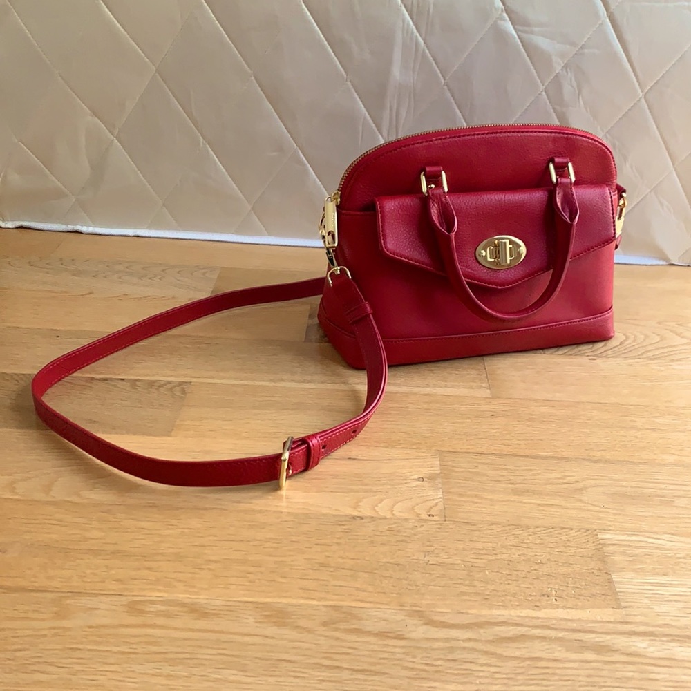 Talbots Crossbody Leather Satchel